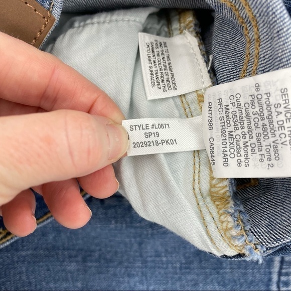 J.Crew Mercantile Slim Boyfriend Relaxed Ankle Raw Hem Cropped Denim Jeans 25 - Picture 12 of 13